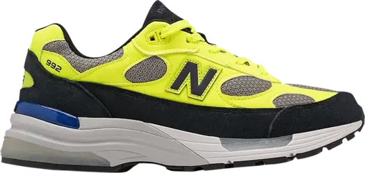 Кроссовки New Balance 992 Made in USA 'Neon Yellow Navy', желтый