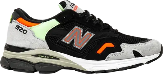Кроссовки New Balance 920 Made In England 'Black Grey Mint', черный