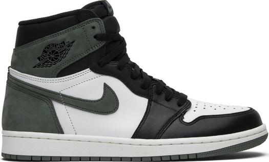 Кроссовки Air Jordan 1 Retro High OG Clay Green, зеленый