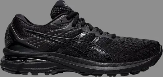 Кроссовки wmns gt 2000 9 wide 'triple black' Asics, черный