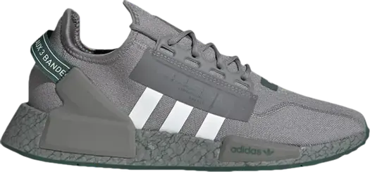 Кроссовки Adidas NMD_R1 V2 'Crackled - Grey Collegiate Green', серый