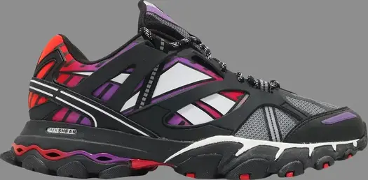 Кроссовки dmx trail shadow 'black scarlet reflective' Reebok, черный
