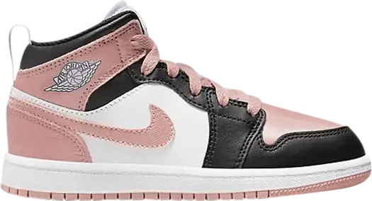 Кроссовки Air Jordan 1 Mid PS White Light Madder Root, белый