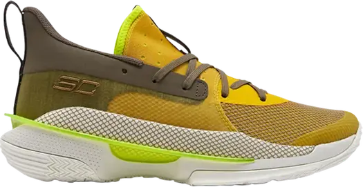Кроссовки Under Armour Curry 7 Our History, желтый