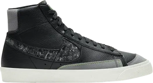 Кроссовки Nike Blazer Mid '77 Vintage 'Recycled Wool Pack - Black Electric Green', черный