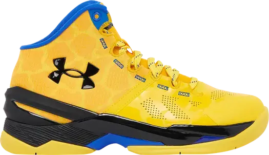 Кроссовки Under Armour Curry 2 Retro GS Double Bang, желтый