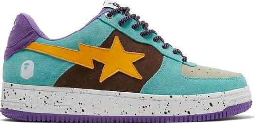 Кроссовки Bapesta Brown Yellow, коричневый