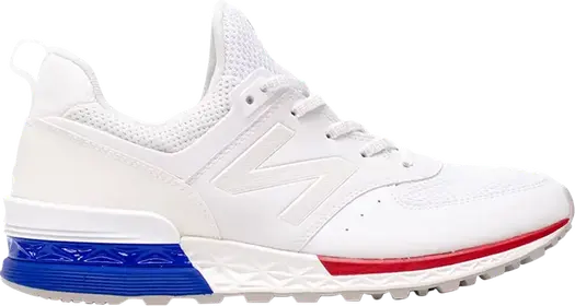 Кроссовки New Balance 574 Sport, белый/красный/синий