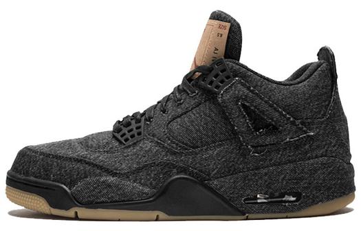 Кроссовки JORDAN 4 Retro Levi's Black Levi's Tag