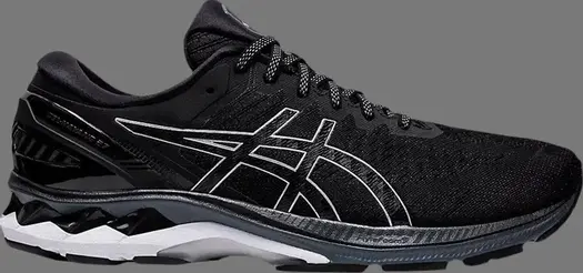 Кроссовки gel kayano 27 2e wide 'black silver' Asics, черный