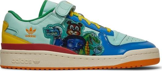 Кроссовки Adidas Kerwin Frost x Forum Low 'Benchmates', зеленый
