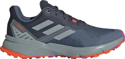 Кроссовки Adidas Terrex Soulstride 'Wonder Steel Impact Orange', серый