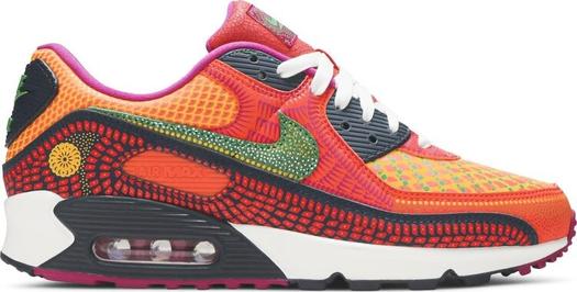 Кроссовки Nike Air Max 90 'Día de Muertos', оранжевый