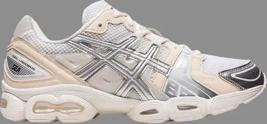 Кроссовки wind and sea x gel nimbus 9 'white silver' Asics, белый