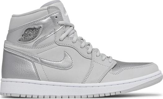 Кроссовки Air Jordan 1 Retro High OG co.JP Tokyo, серебряный