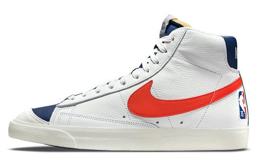 Кроссовки Nike Blazer Mid 77 Nba, белый/оранжевый