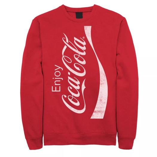 Мужской свитшот с логотипом Coca-Cola Enjoy Licensed Character