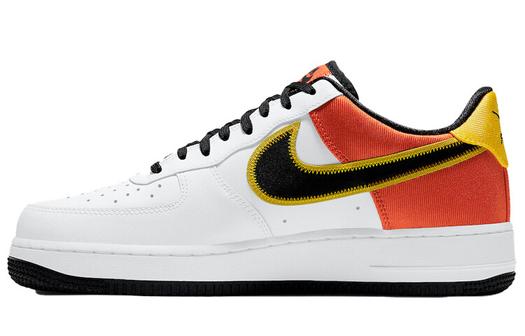 Кроссовки Nike Air Force 1 Low, белый/оранжевый/желтый