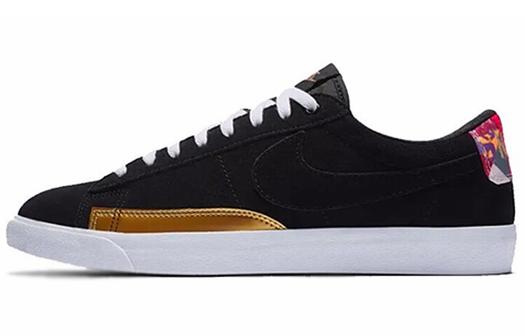 Кроссовки Nike Blazer Low, черный/золотой