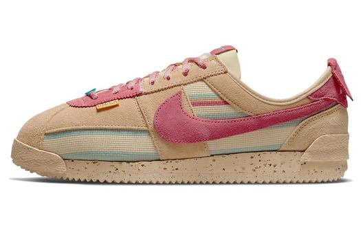 Кроссовки Nike Cortez SP Union Sesame, коричневый/розовый