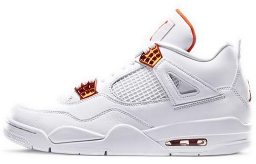Кроссовки Jordan Air Jordan 4 Vintage Basketball Unisex, белый