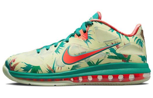 Кроссовки Nike LeBron 9 Low, светло-желтый/оранжевый