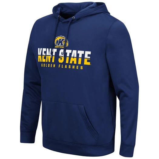 Мужской темно-синий пуловер с капюшоном Kent State Golden Flashes Lantern Colosseum