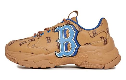 Кроссовки MLB Big Ball Chunky Chunky Sneakers Unisex Low-Top Brown/Blue