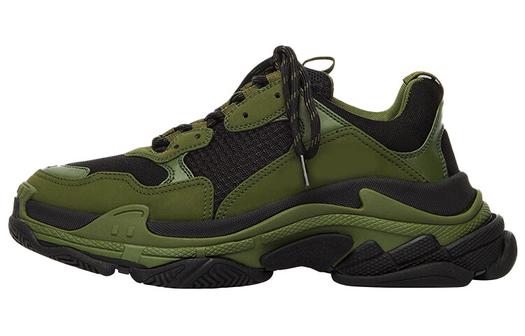 Кроссовки Balenciaga Triple S Chunky Male, Черный/Зеленый