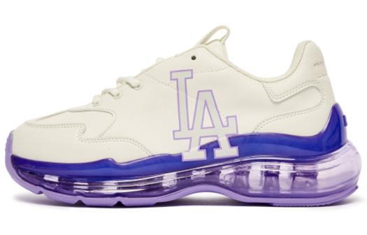 Кроссовки MLB Big Ball Chunky Chunky Sneakers Unisex Low-Top Beige/Purple
