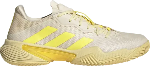 Кроссовки Adidas Barricade 'Ecru Tint Beam Yellow', кремовый