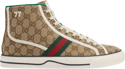 Кроссовки Gucci Tennis 1977 High, бежевый