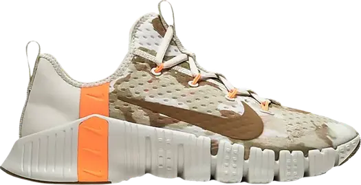 Кроссовки Nike Free Metcon 3 'Yuko Brown Camo', кремовый