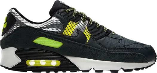 Кроссовки Nike 3M x Air Max 90 'Anthracite Volt', черный