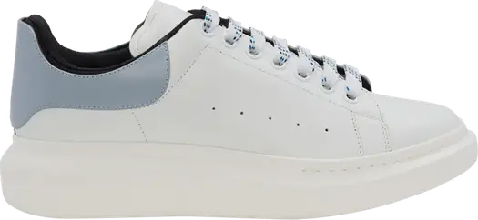 Кроссовки Alexander McQueen Oversized Sneaker White Spring Blue, белый