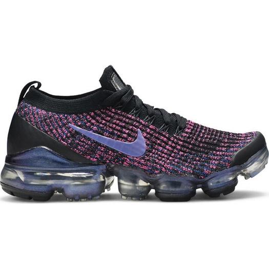 Кроссовки Nike Wmns Air VaporMax Flyknit 3 'Throwback Future', черный/фиолетовый/голубой