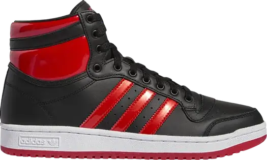 Кроссовки Adidas Top Ten High 'Black Vivid Red', черный