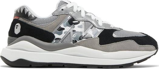 Кроссовки New Balance BAPE x 57/40 'Grey', серый