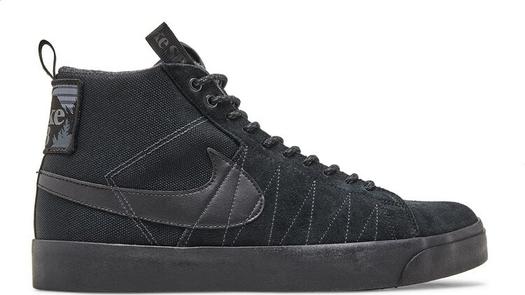 Кроссовки Nike Blazer Mid Premium SB 'Acclimate Pack - Triple Black', черный