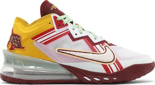 Кроссовки Nike Mimi Plange x LeBron 18 Low 'Higher Learning', белый