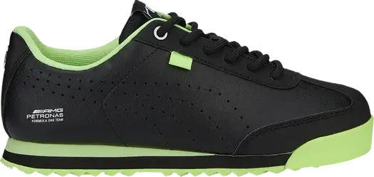 Кроссовки Puma Mercedes-AMG Petronas F1 x Roma Via Big Kid Black Fizzy Apple, черный