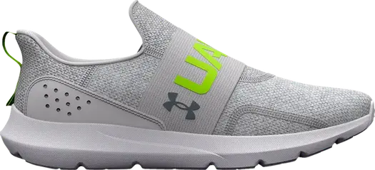 Кроссовки Under Armour Surge 3 Slip White Lime Surge, белый
