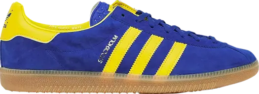 Кроссовки Adidas Stockholm 'Royal Blue Yellow Gum', синий