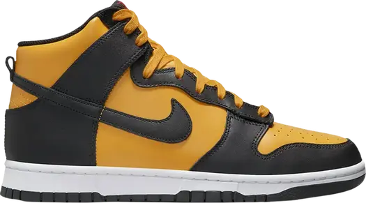 Кроссовки Nike Dunk High Retro 'Bruce Lee', желтый
