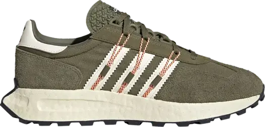 Кроссовки Adidas Retropy E5 'Focus Olive Beam Orange', зеленый