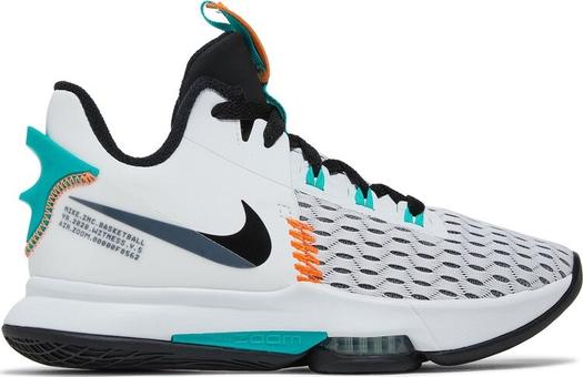 Кроссовки Nike LeBron Witness 5 'White Clear Jade', белый