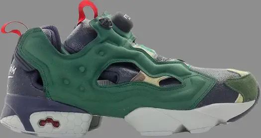 Кроссовки teenage mutant ninja turtles x instapump fury og 'villains pack - rocksteady' Reebok, зеленый