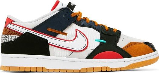 Кроссовки Nike Dunk Low Scrap Premium 'University Red', черный