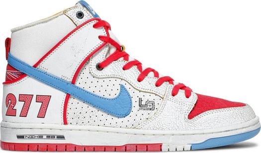 Кроссовки Nike Ishod Wair x Magnus Walker x Dunk High Pro SB 'Urban Outlaw', белый