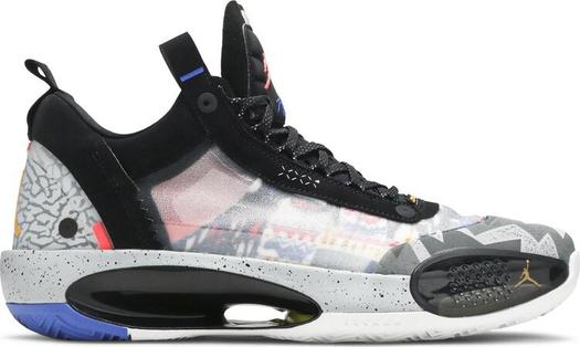 Кроссовки Air Jordan 34 Low Heritage, черно-серый